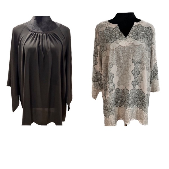 Vince Camuto & Violet+Claire blouse bundle size 1X - Picture 1 of 14